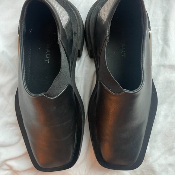 ROMBAUT Black Beyond Leather Drone Loafers Size: 40 - Picture 7 of 8